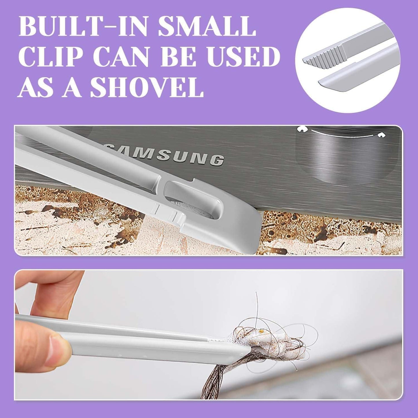 Multi-Function Rotating Crevice Cleaning Brush